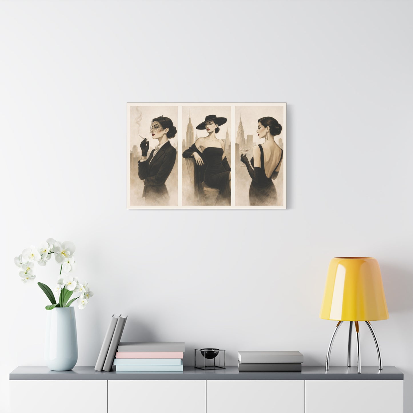 The Iconic Women Empowered  Art Canvas by Si - Home Work Gallery Decor
