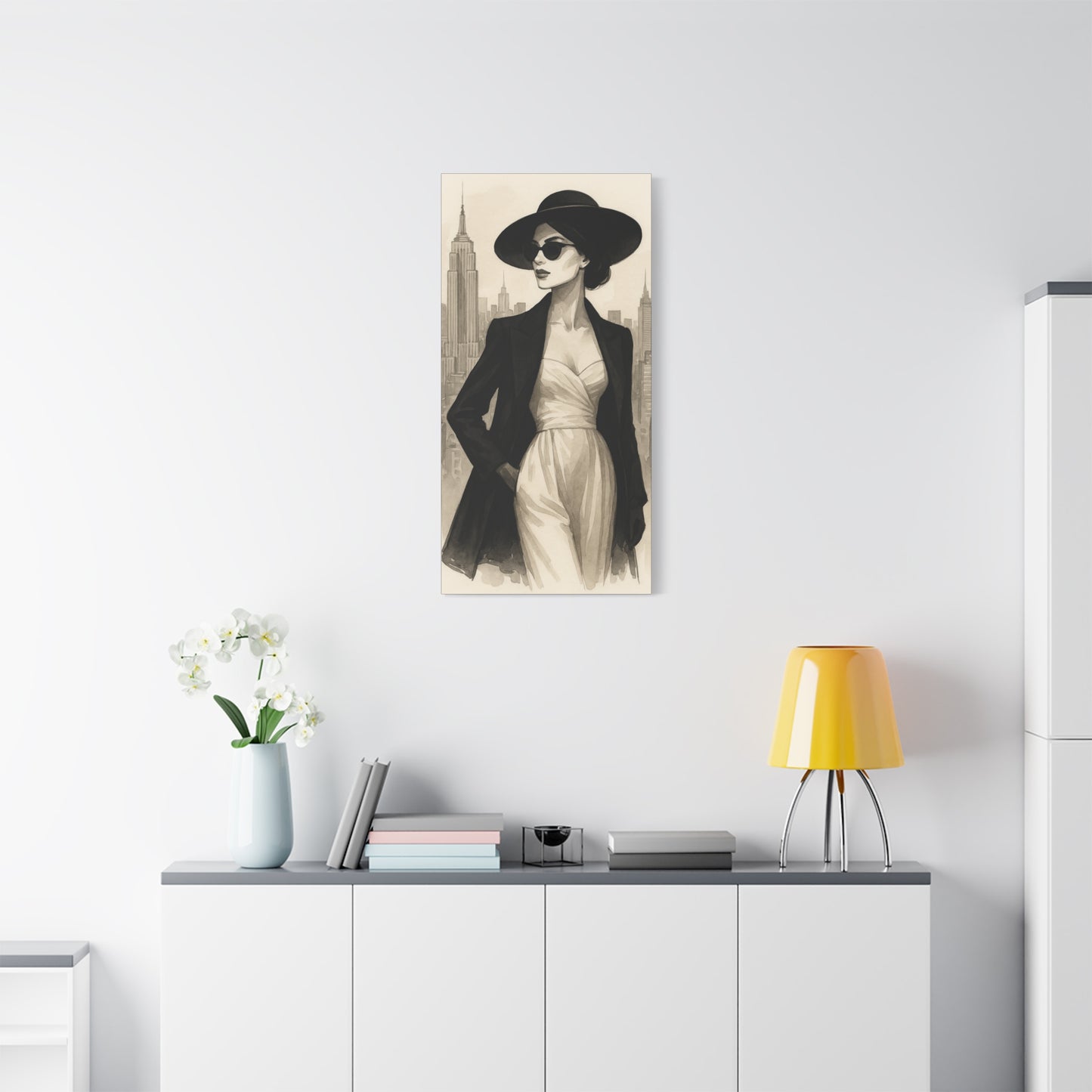 Empowerment Independent Woman Art Canvas Home Decor