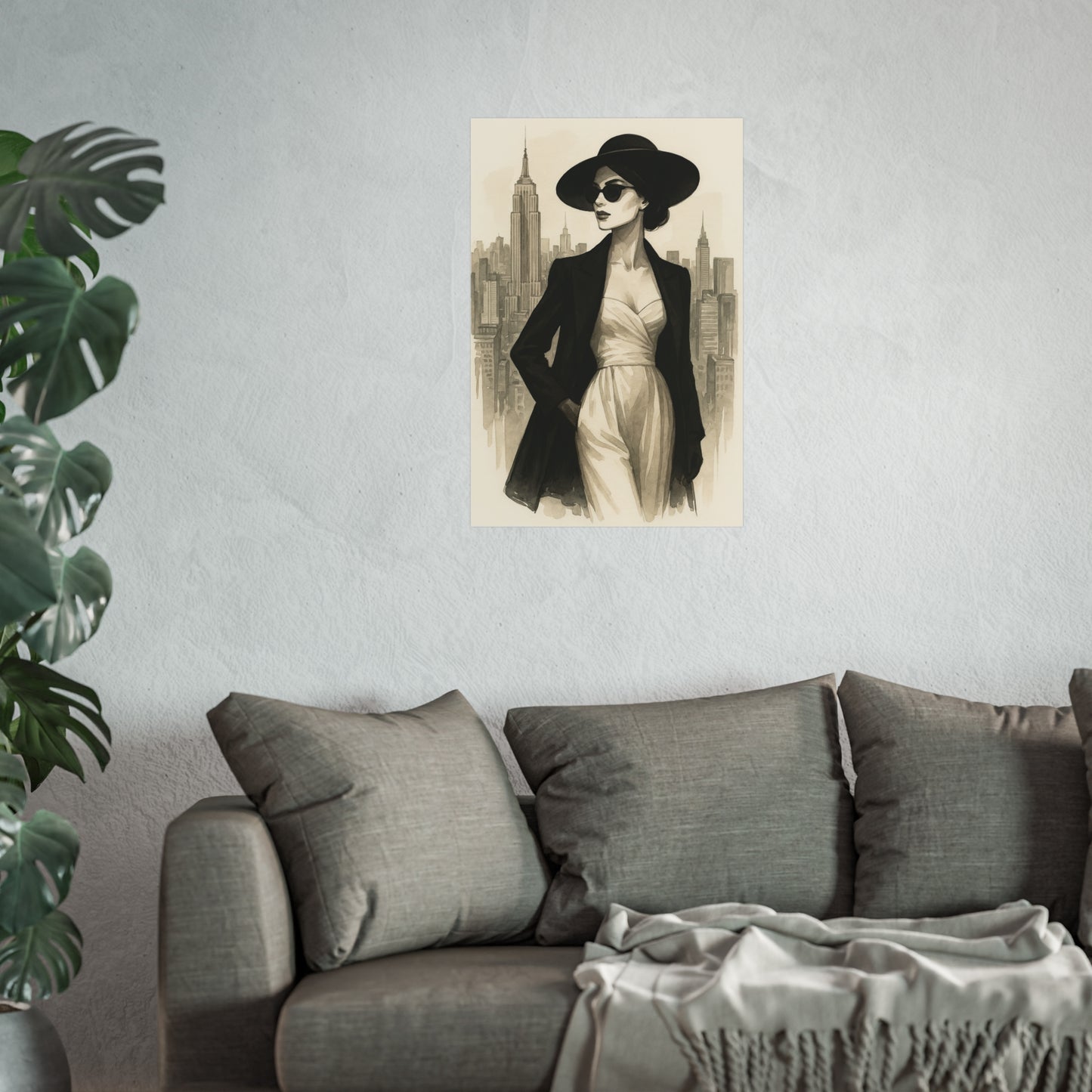 Icon Chic Woman Art Poster
