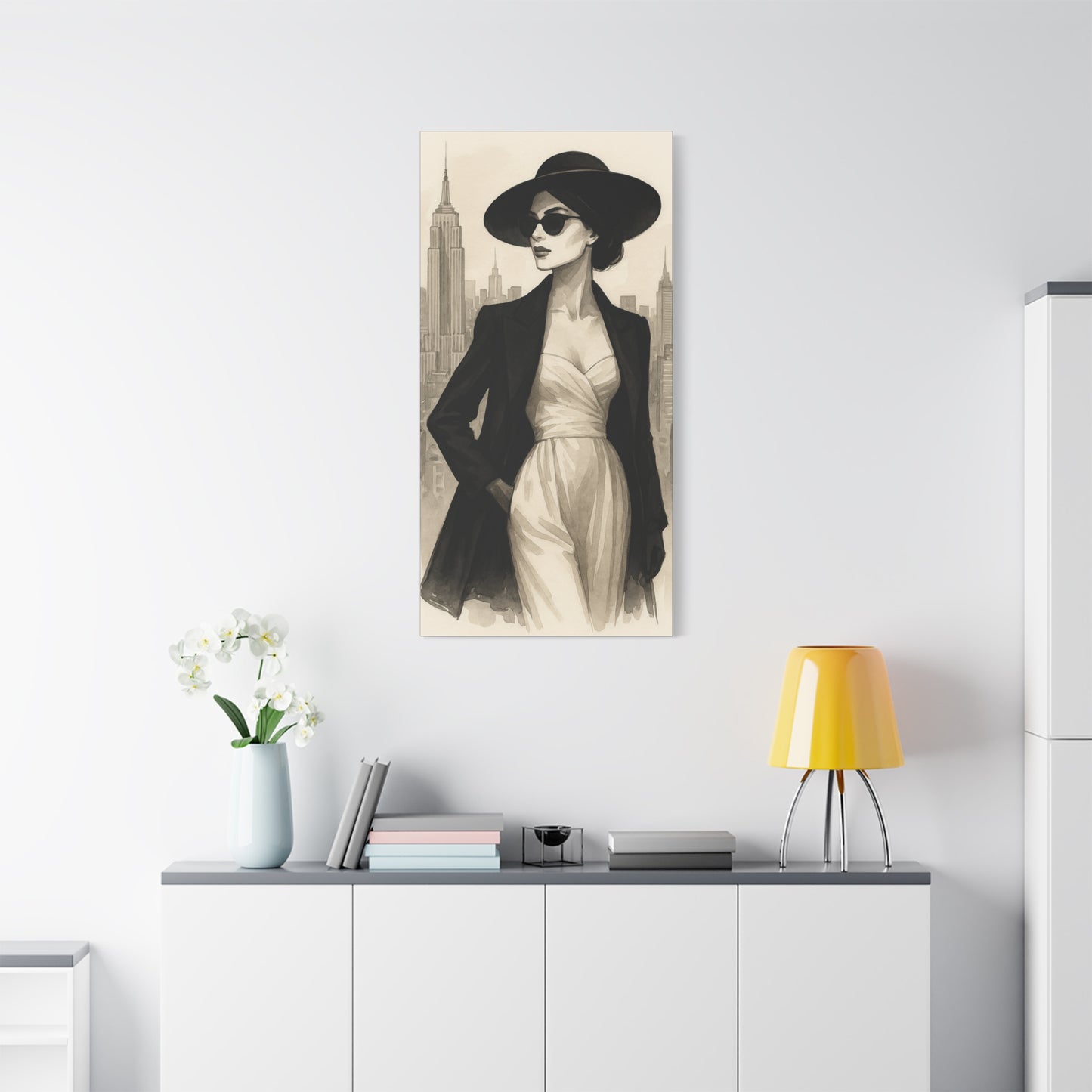 Empowerment Independent Woman Art Canvas Home Decor
