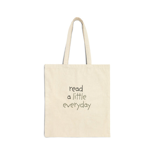 Read a Little Everyday Cotton Tote Bag