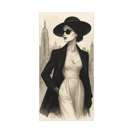 Empowerment Independent Woman Art Canvas Home Decor