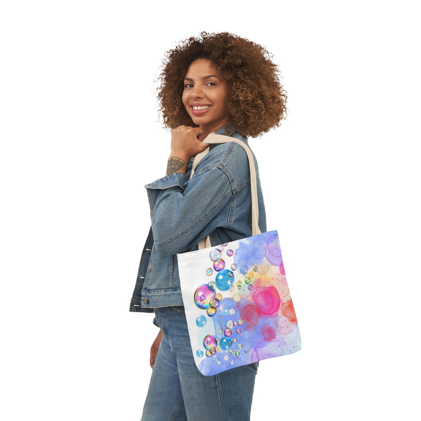 Bubble Art Book Bag