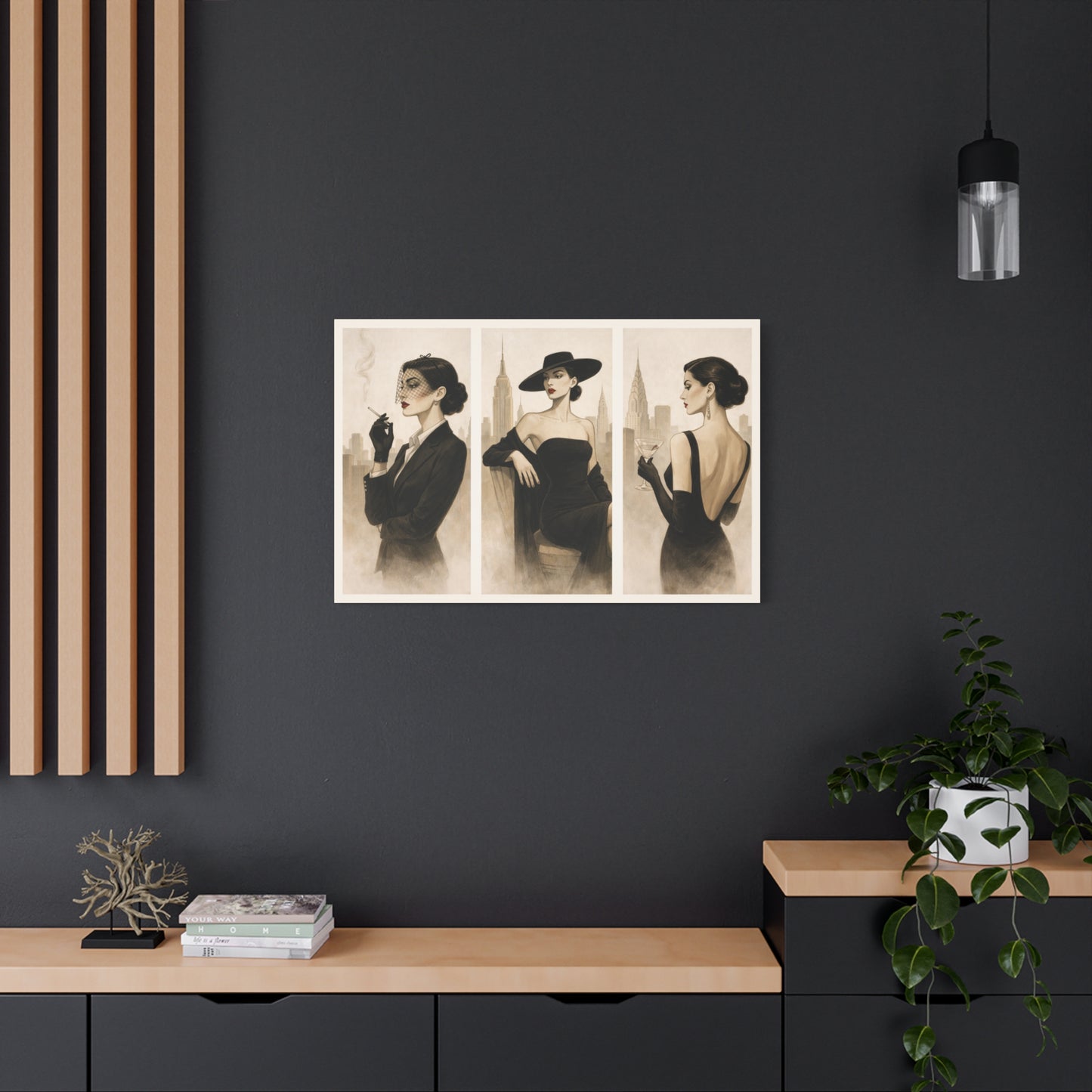 The Iconic Women Empowered  Art Canvas by Si - Home Work Gallery Decor
