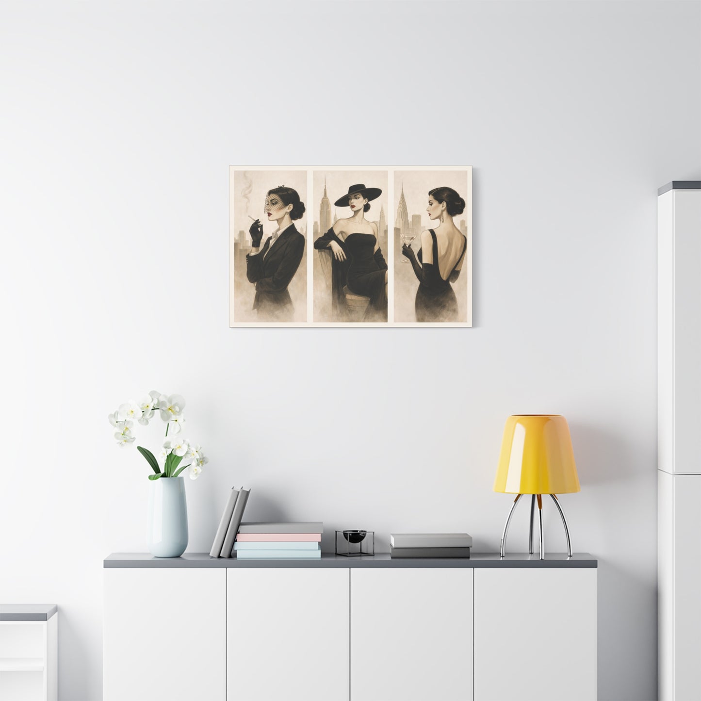 The Iconic Women Empowered  Art Canvas by Si - Home Work Gallery Decor