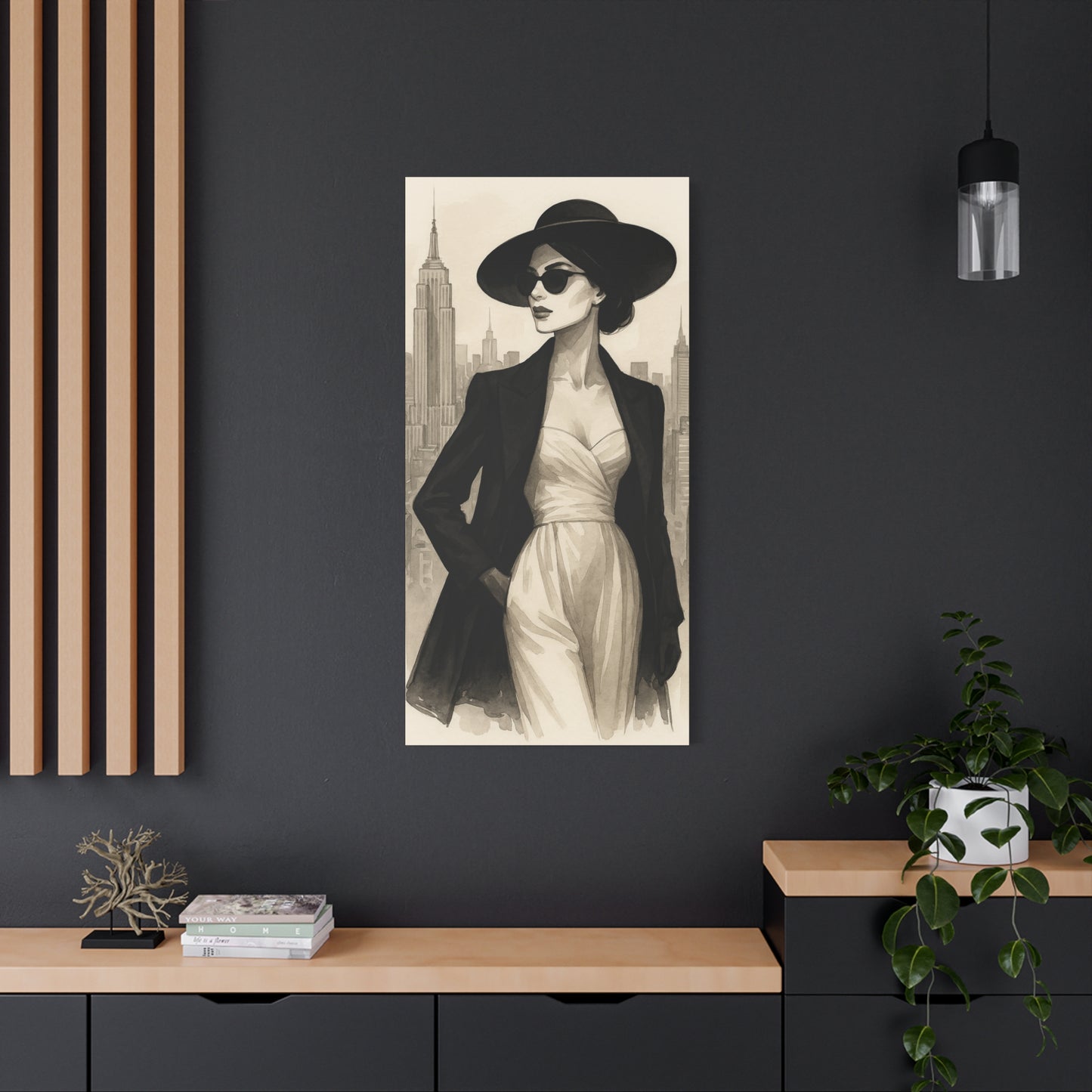 Empowerment Independent Woman Art Canvas Home Decor