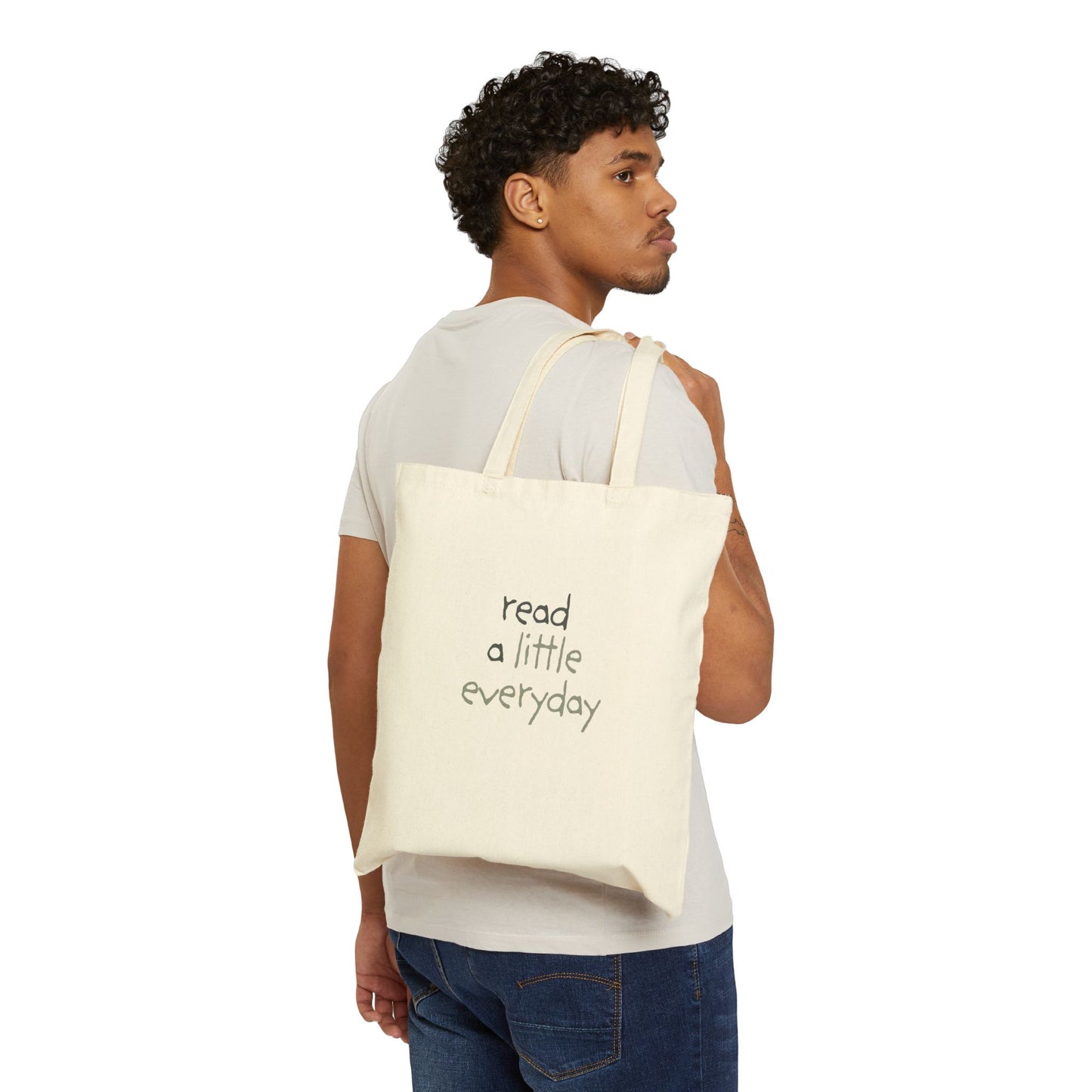 Read a Little Everyday Cotton Tote Bag